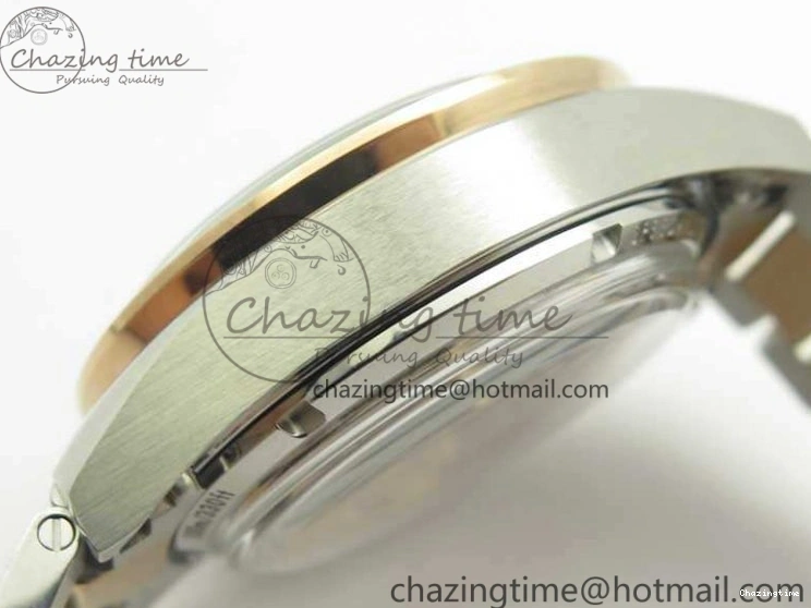 0327 Thermal Speedmaster ’57 Co-Axial SS RG OMF 1:1 Best Edition White Dial On SS RG Bracelet A9300 (Free Leather Strap) 8074